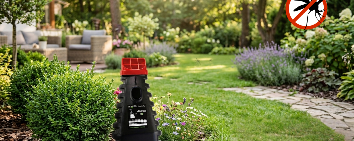 Mosquito Trap Inzecto trappola per zanzare posizionata in giardino